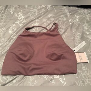 NEW WITH TAGS Victoria's Secret Mauve Bralette sexy open back with removable cup